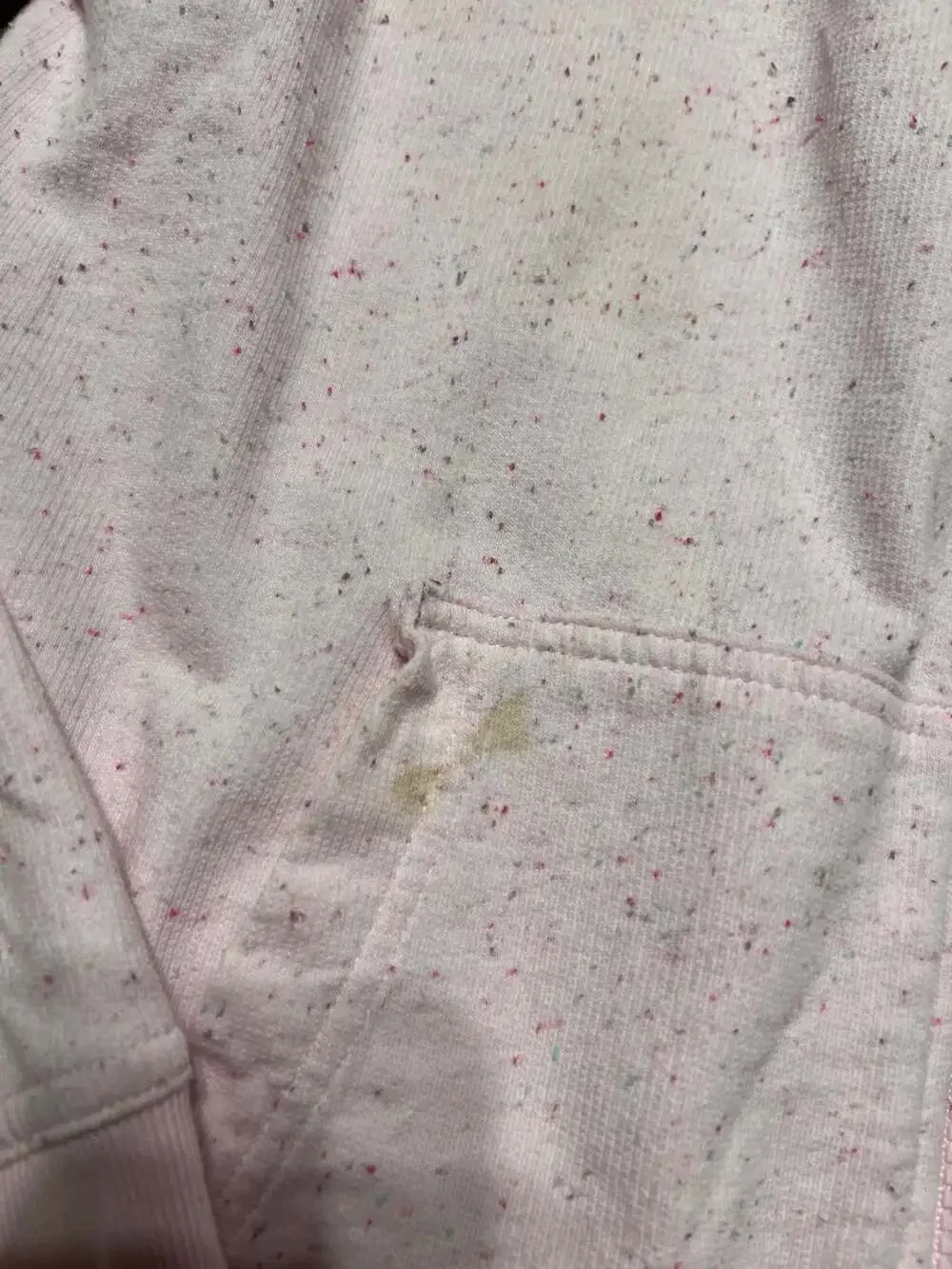 Nike Gym Vintage Full-Zip Women's Hoodie in Pink Confetti Speckle